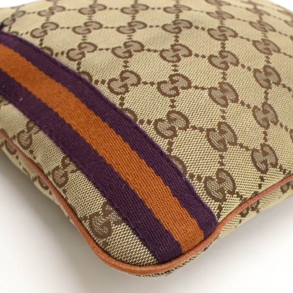 Gucci Shoulder Bag Sherry Line GG Canvas Beige - Picture 6 of 9